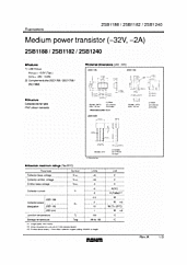 DataSheet 2SB1xxx pdf